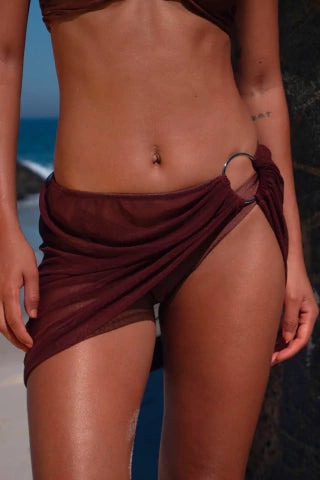 SAIA TULE ARGOLA MARROM