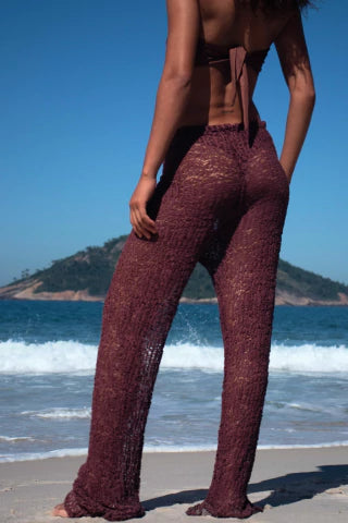 CALÇA TELA - MARROM