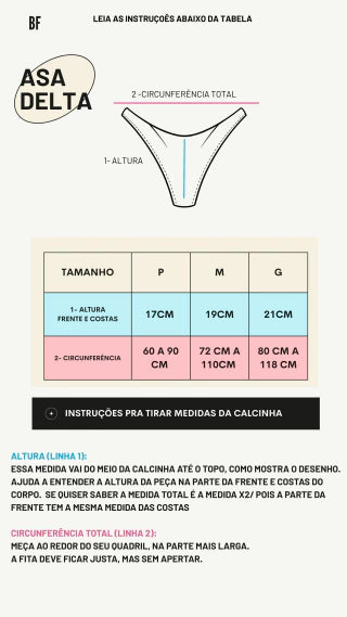 CALCINHA ASA DELTA ONÇA