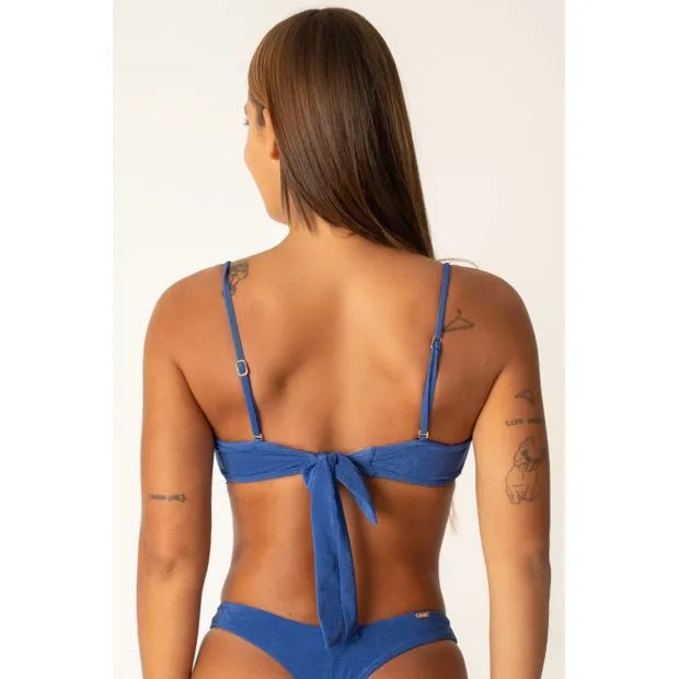 AZUL ROYAL TEXTURA - TOP ANDREA