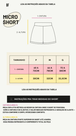 MICROSHORT FLOWER - ESTAMPA EXCLUSIVA